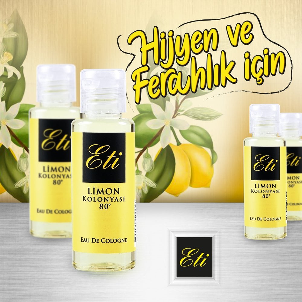 Eti Limon Kolonyası 50 ml Pet Şişe